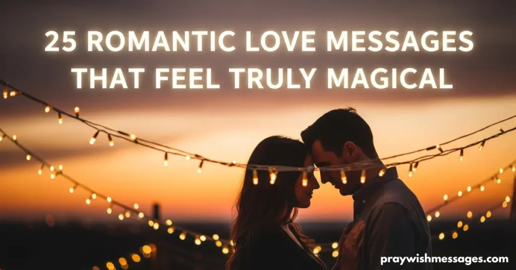 25 Romantic Love Messages That Feel Truly Magical
