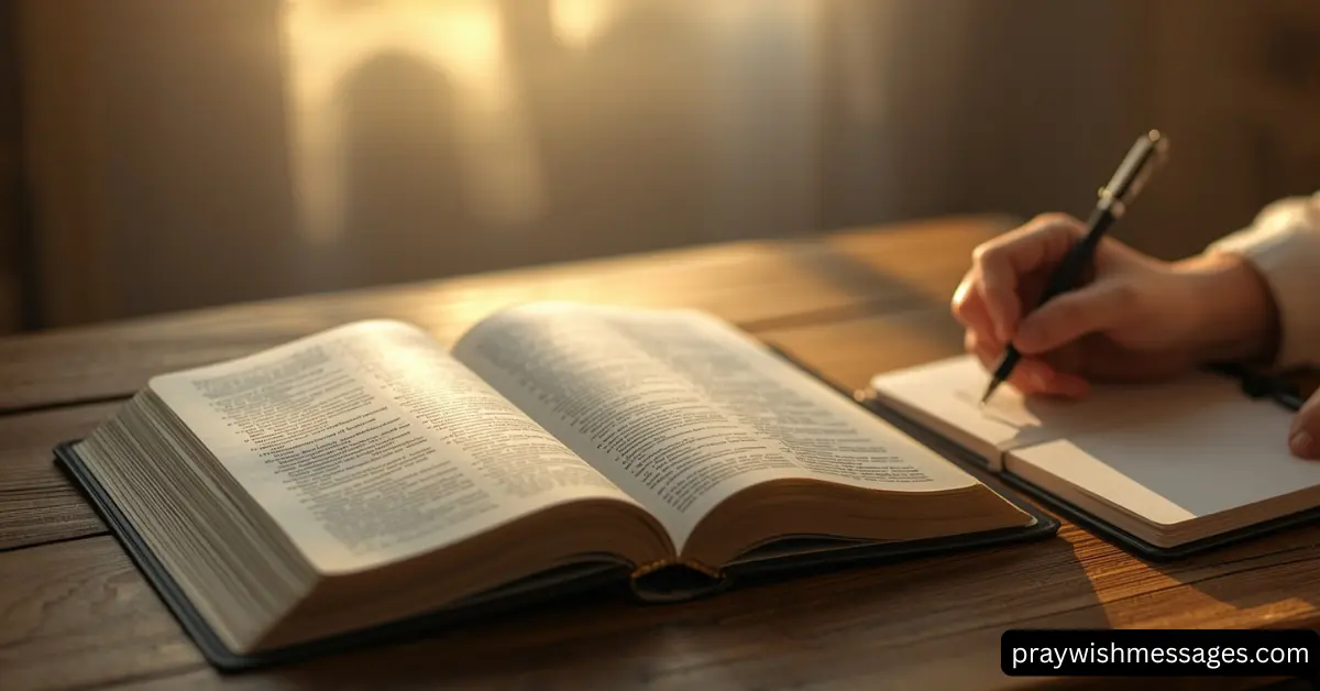 Biblical Themes You Can Include in Wishes
