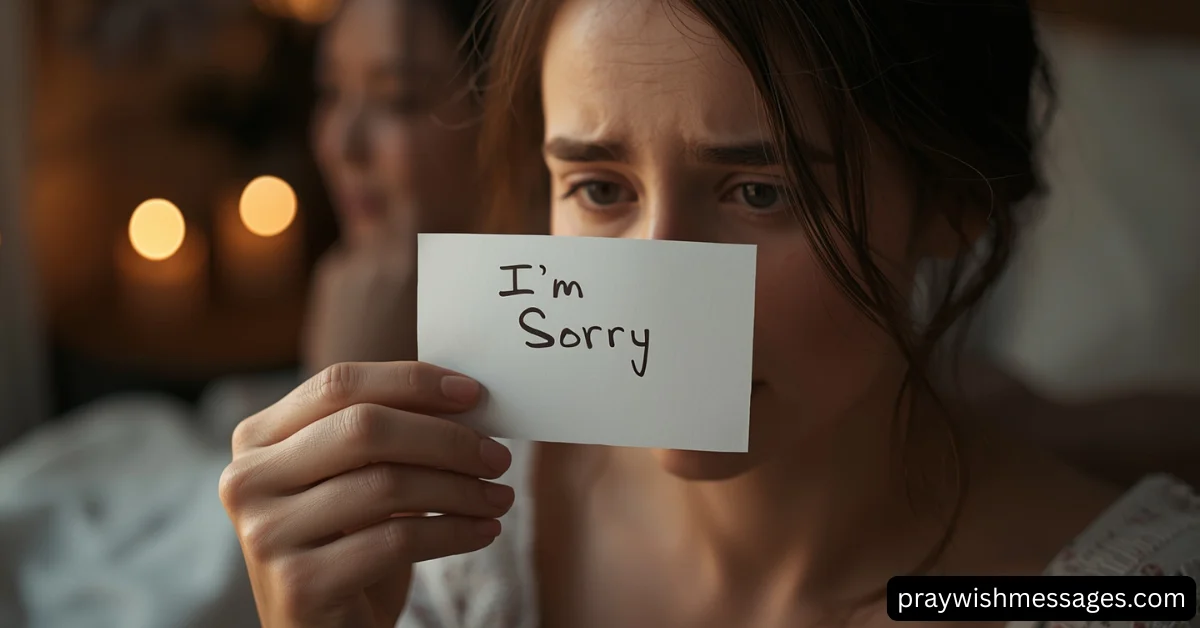 Heartfelt Sorry Messages for Love