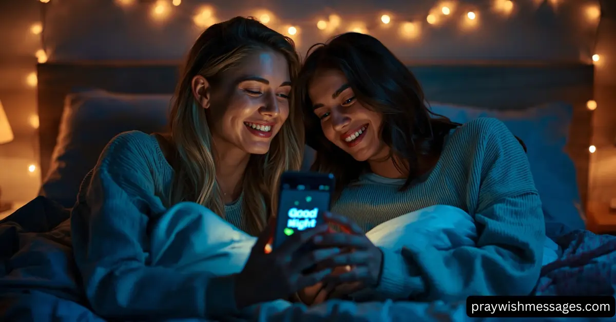 Short Good Night Messages for Friends 