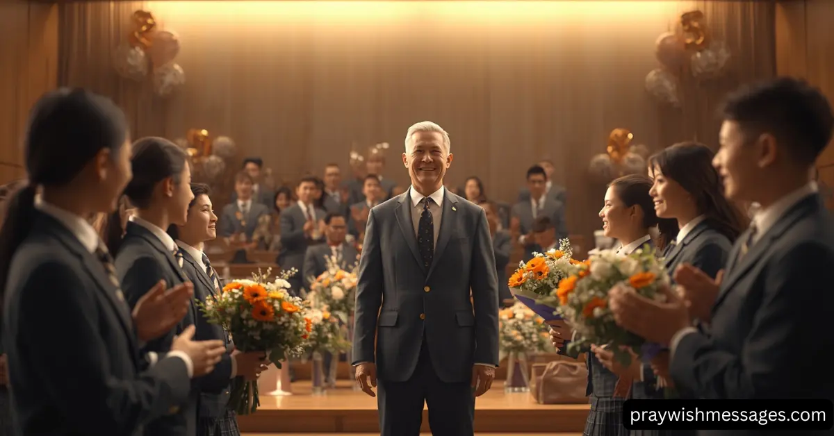 Appreciation Lines for Principal on Farewell