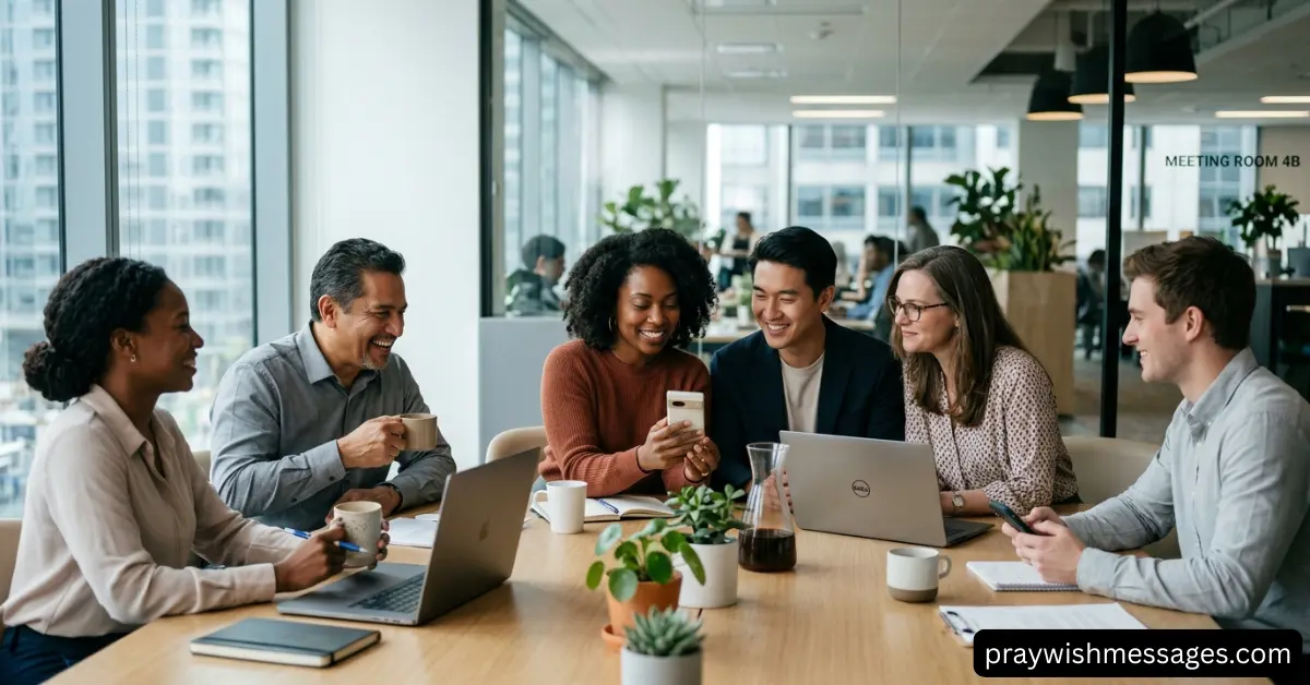 Benefits of Sharing Prayer Messages with Colleagues