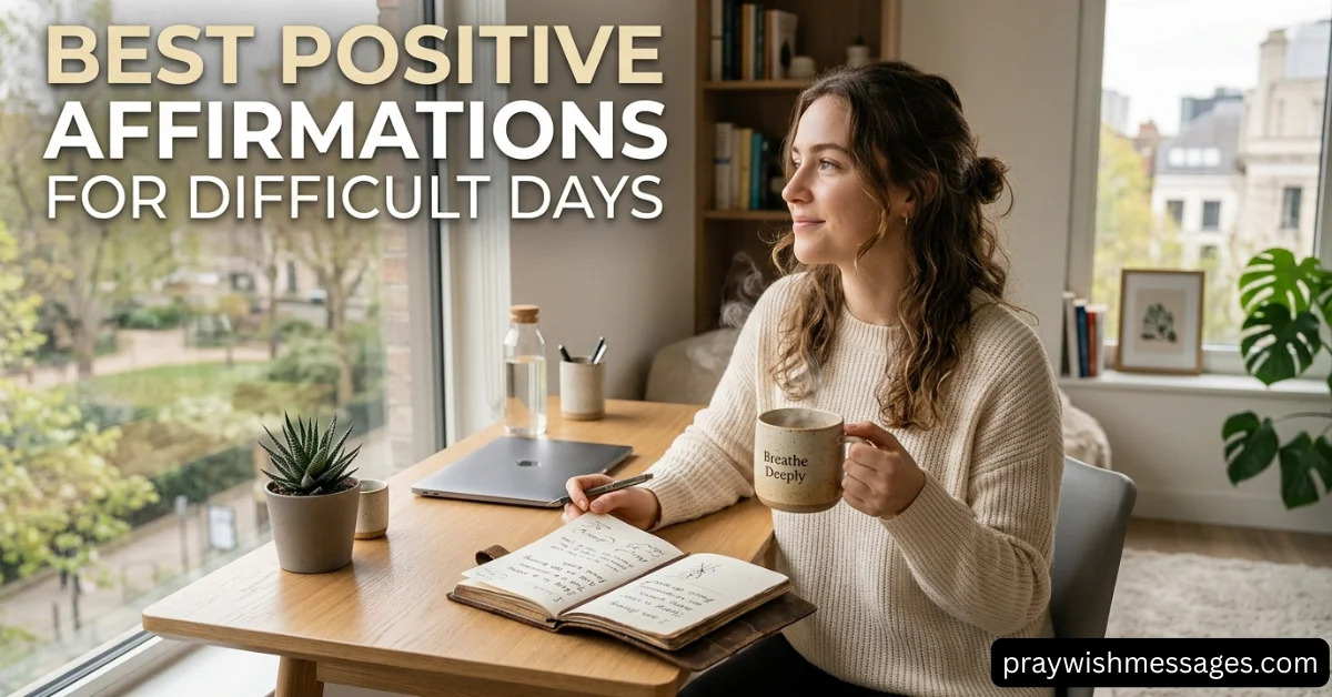 Best Positive Affirmations for Difficult Days
