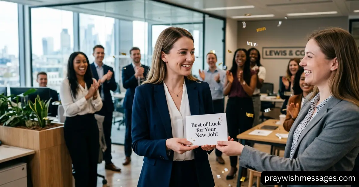 Best of Luck Wishes for New Job