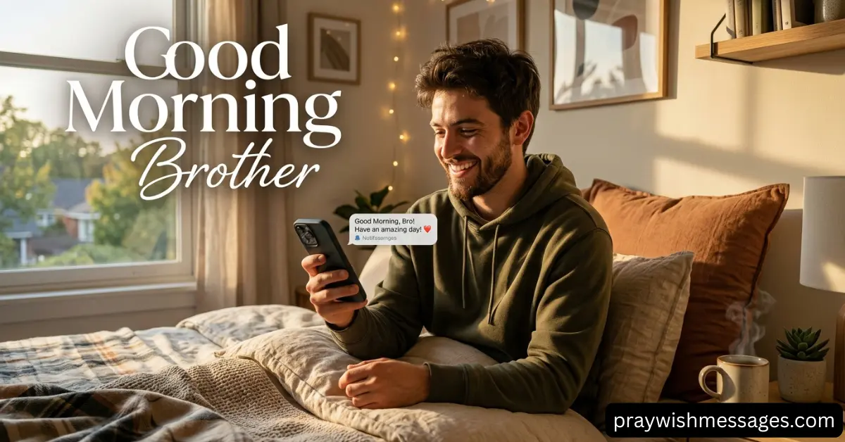 Funny Sweet Morning Messages for Brother That Wow