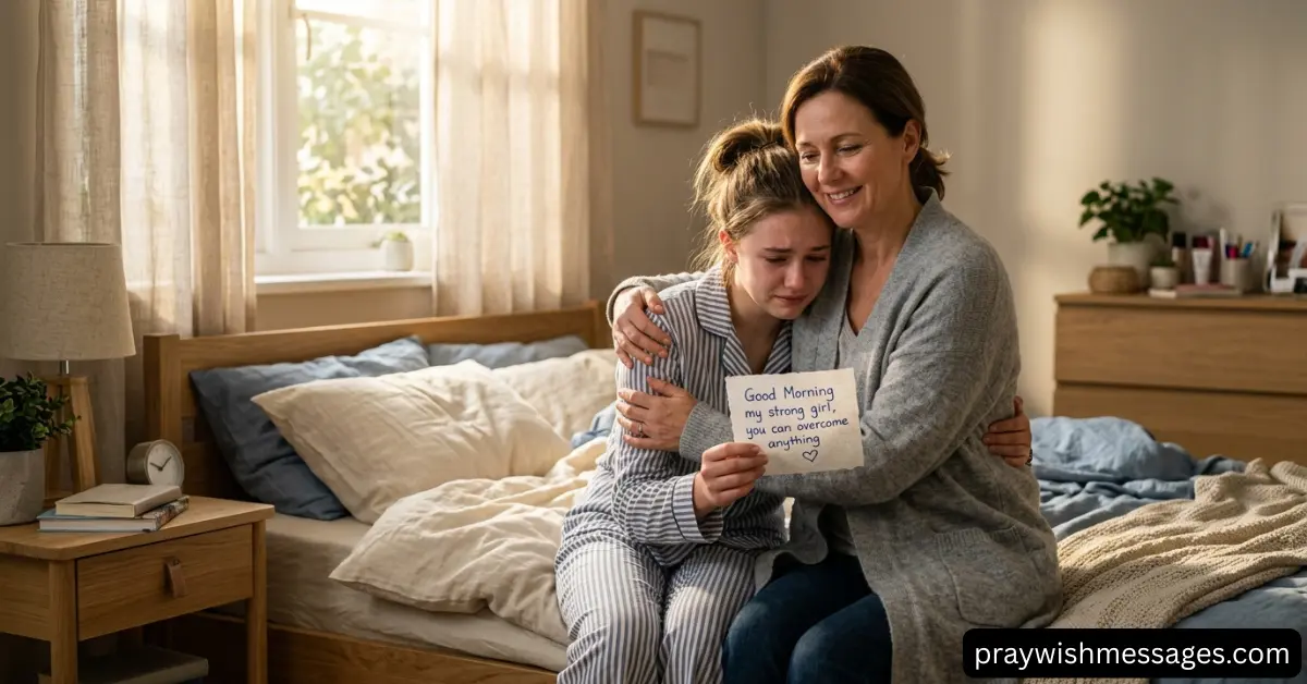 Good Morning Messages to Encourage Daughter in Hard Times