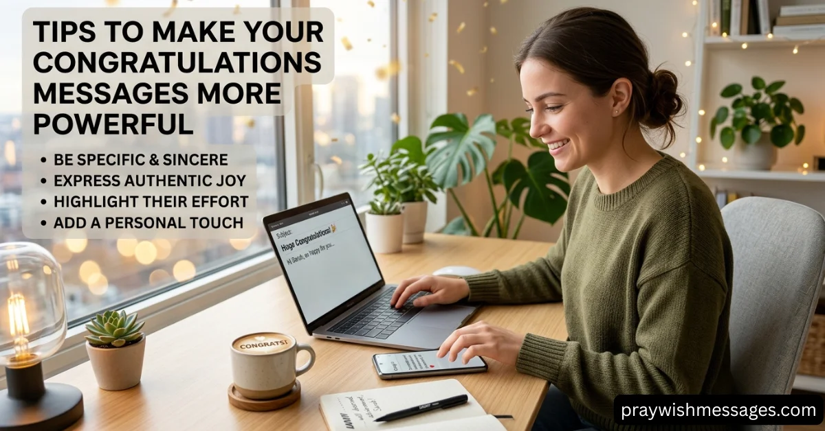 Tips to Make Your Congratulations Messages More Powerful