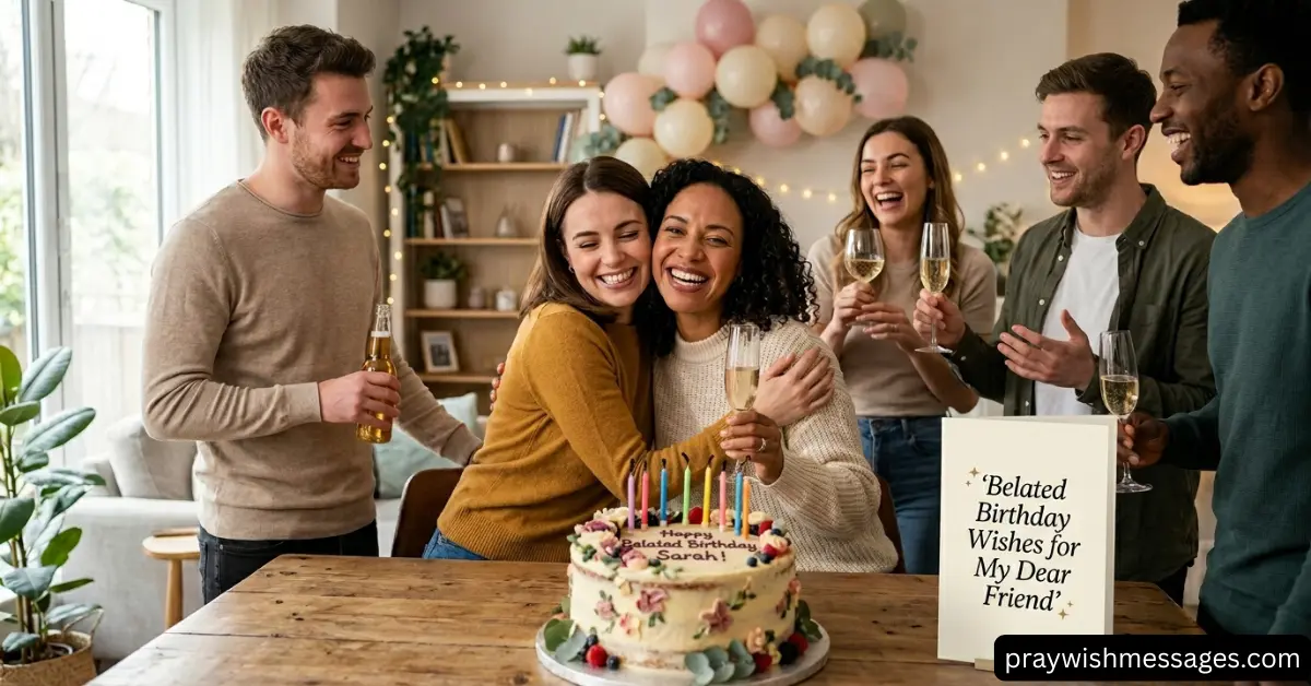 Belated Birthday Wishes for Friends