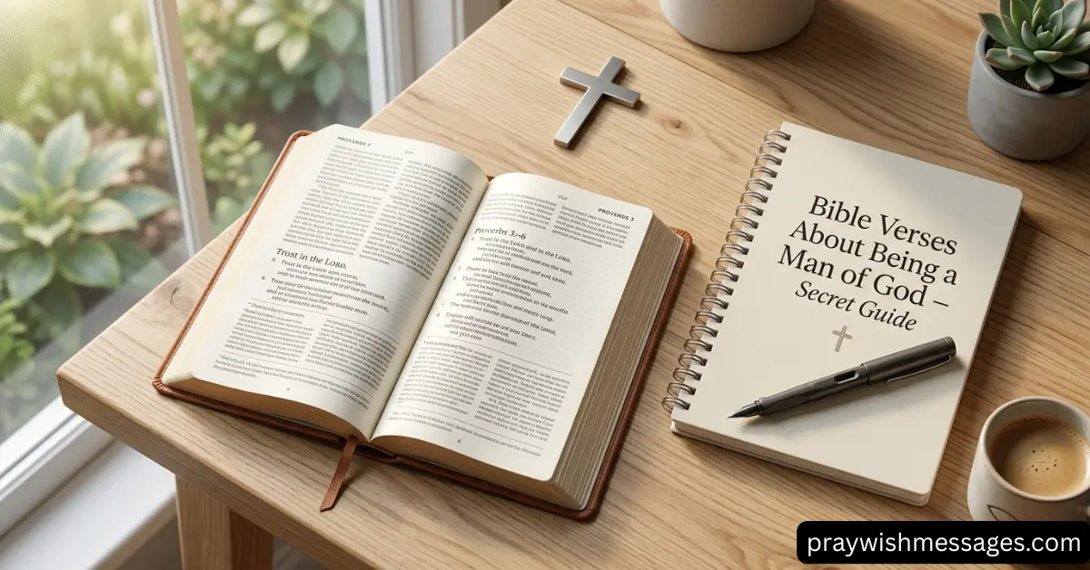 Bible Verses About Being a Man of God Secret Guide
