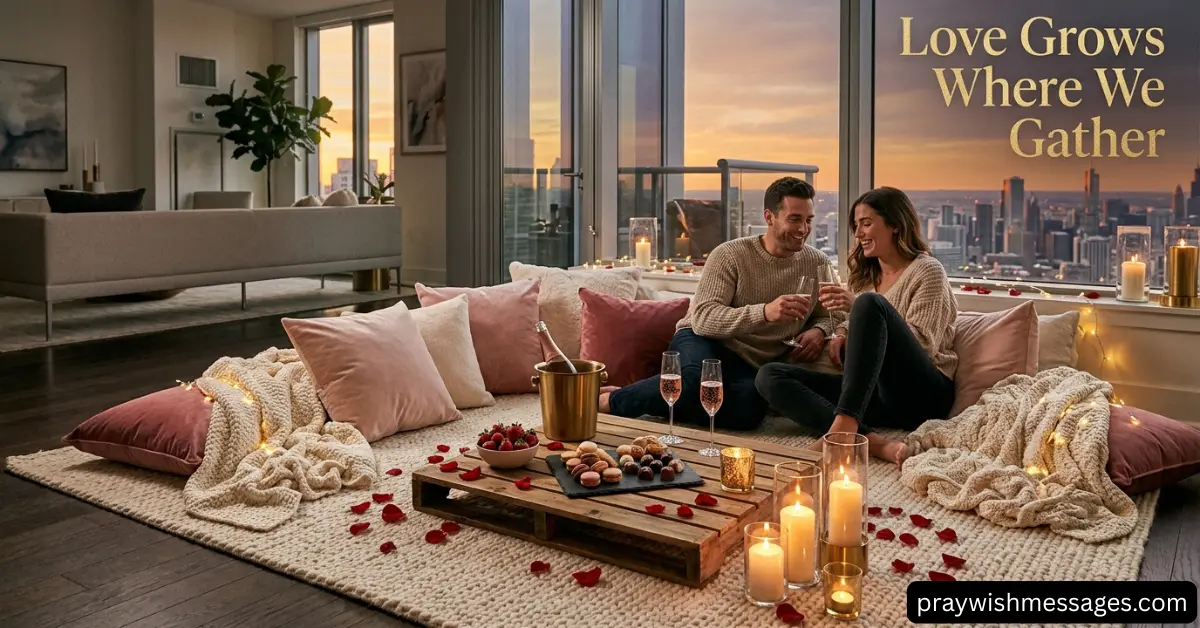 Create a Romantic Indoor Picnic