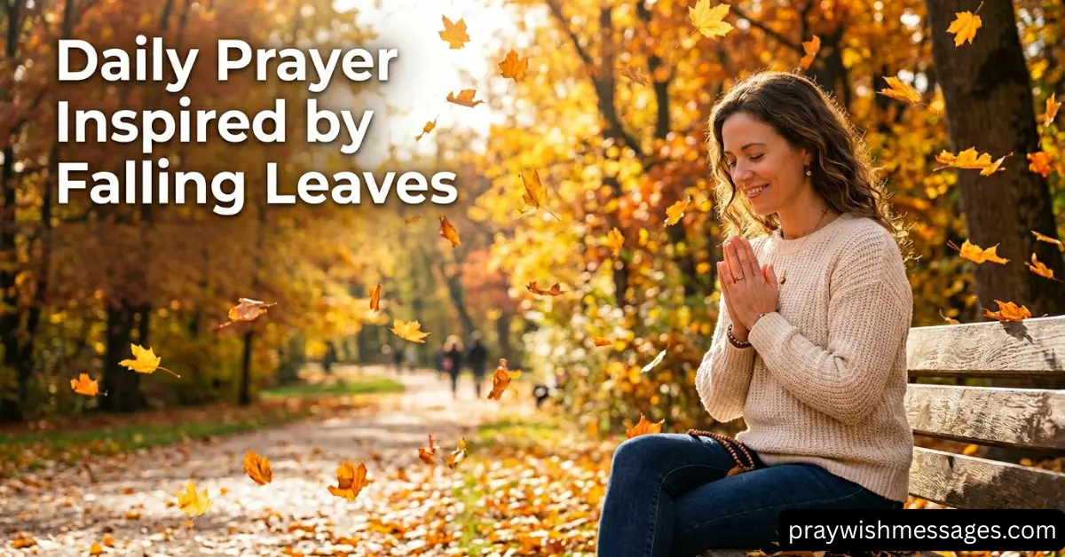 Daily Prayer Inspired by Falling Leaves