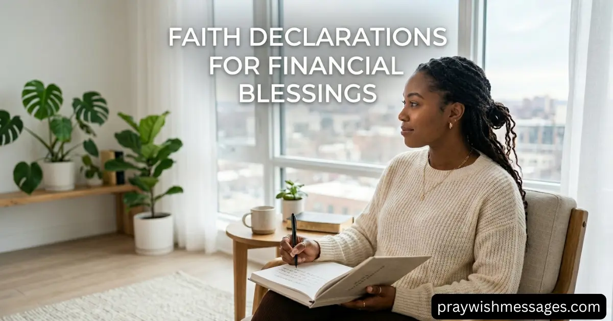 Faith Declarations for Financial Blessings