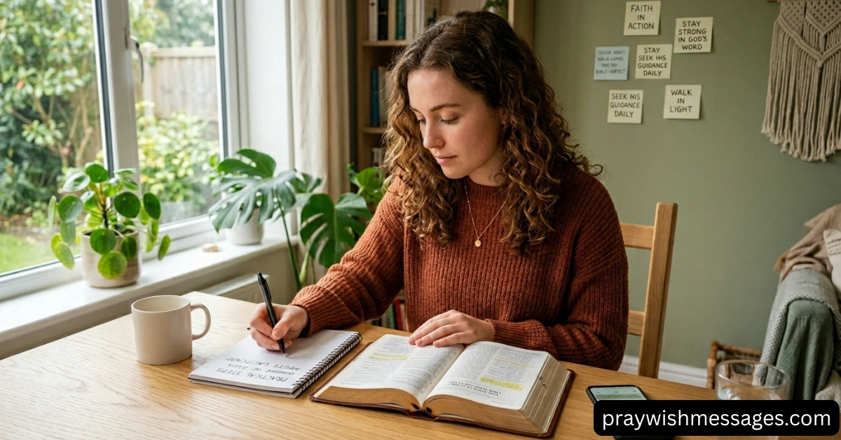 Practical Steps Inspired by Bible Verses