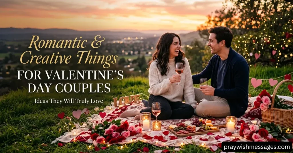 Romantic and Creative Things for Valentines Day Couples Love