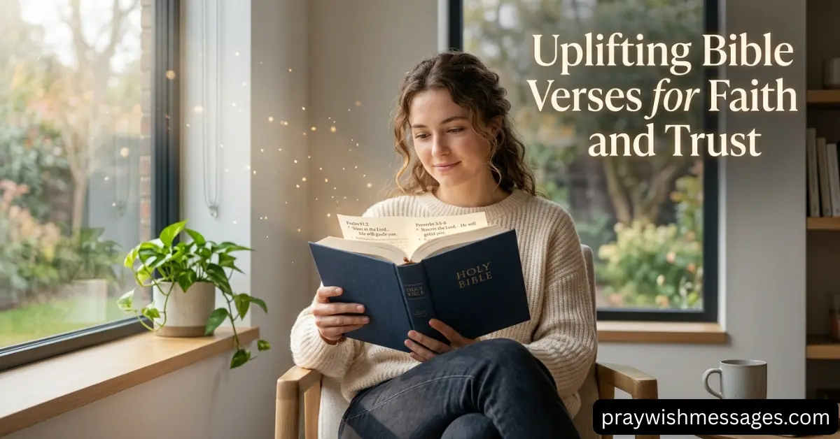 Uplifting Bible Verses for Faith and Trust