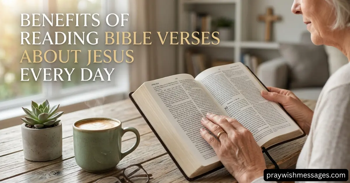 Benefits of Reading Bible Verses About Jesus Every Day
