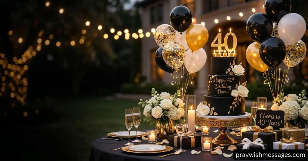 Best 40th Birthday Messages That Make Every Wish Count