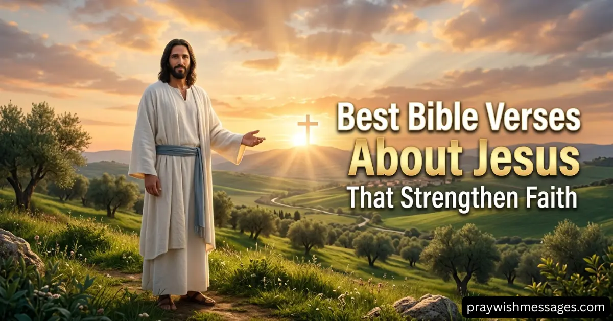 Best Bible Verses About Jesus That Strengthen Faith
