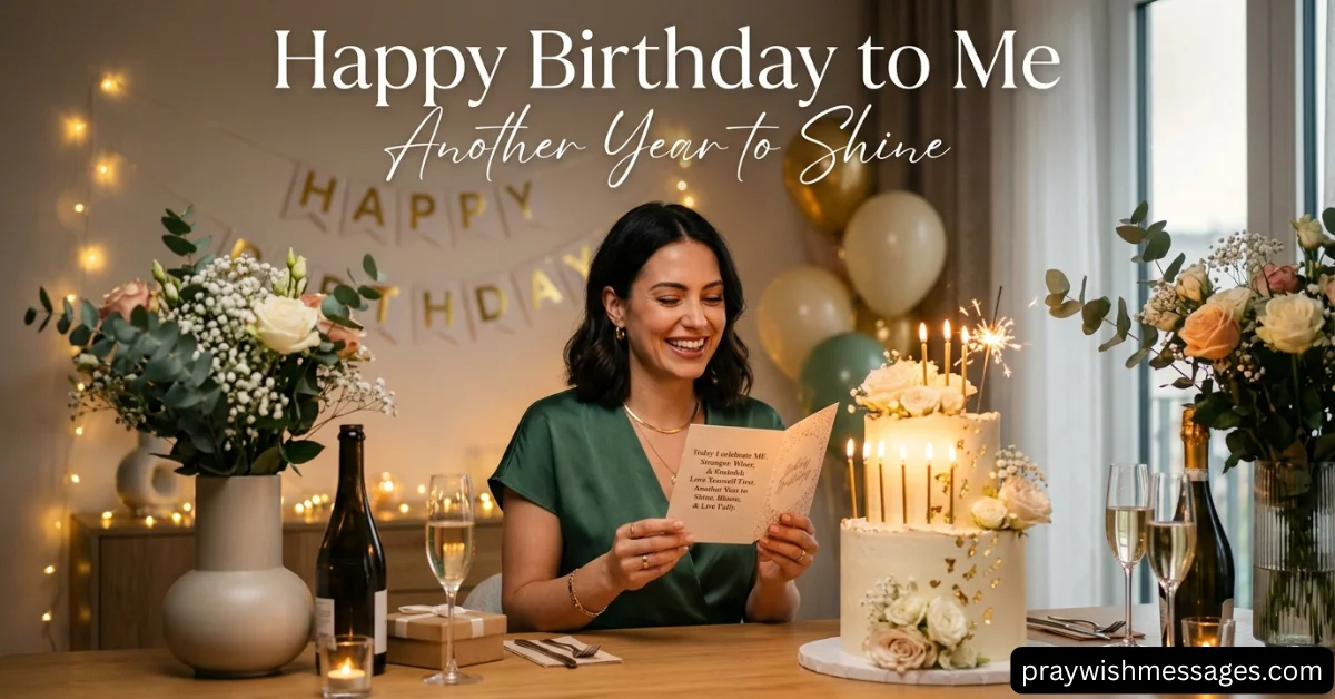 Best Birthday Quotes and Messages for Myself to Shine