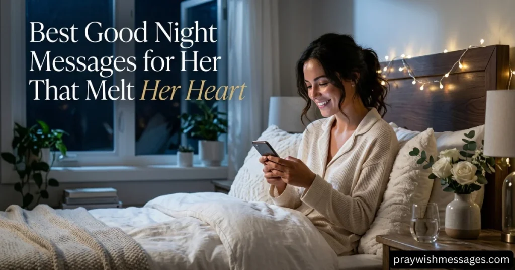 Best Good Night Messages for Her That Melt Her Heart