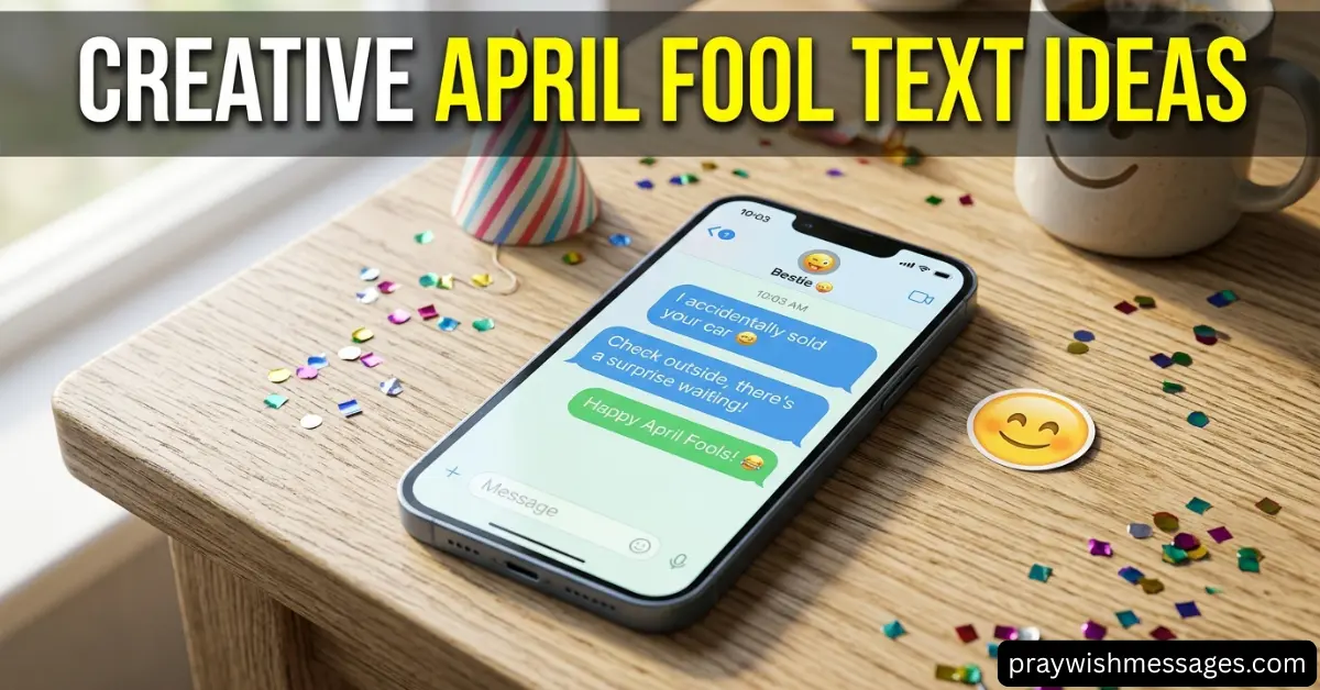 Creative April Fool Text Ideas