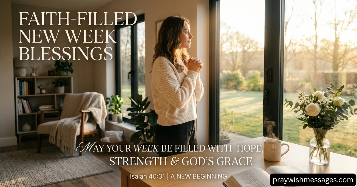 Faith-Filled New Week Blessings