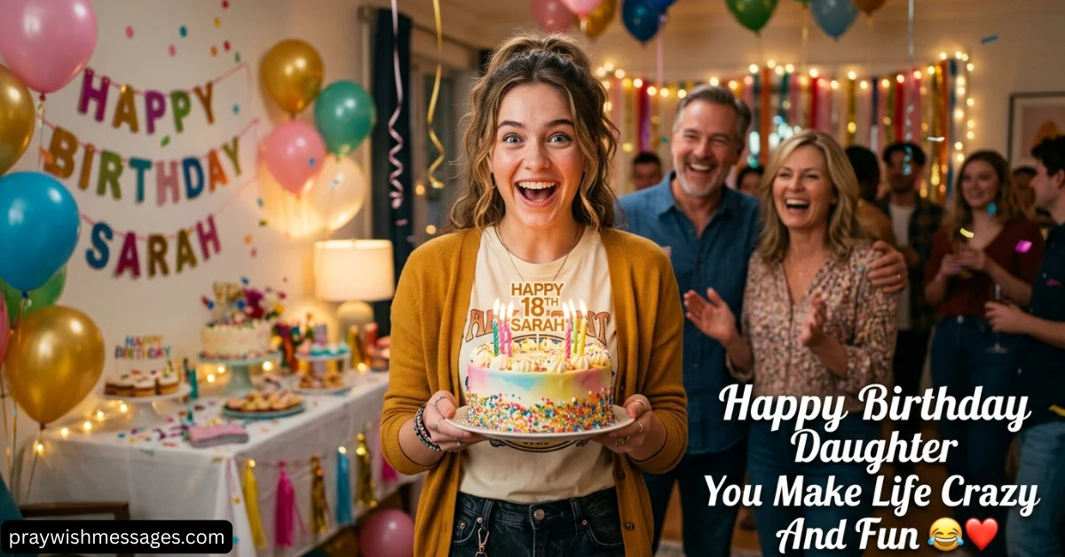 Funny Birthday Wishes for Daughter