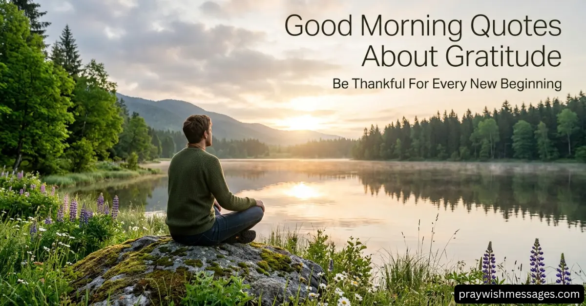 Good Morning Quotes About Gratitude