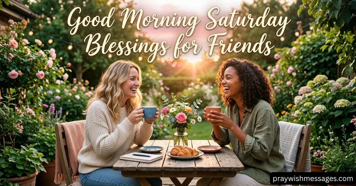 Good Morning Saturday Blessings for Friends