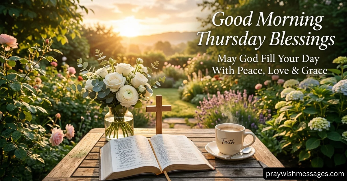 Good Morning Thursday Bible-Inspired Blessings