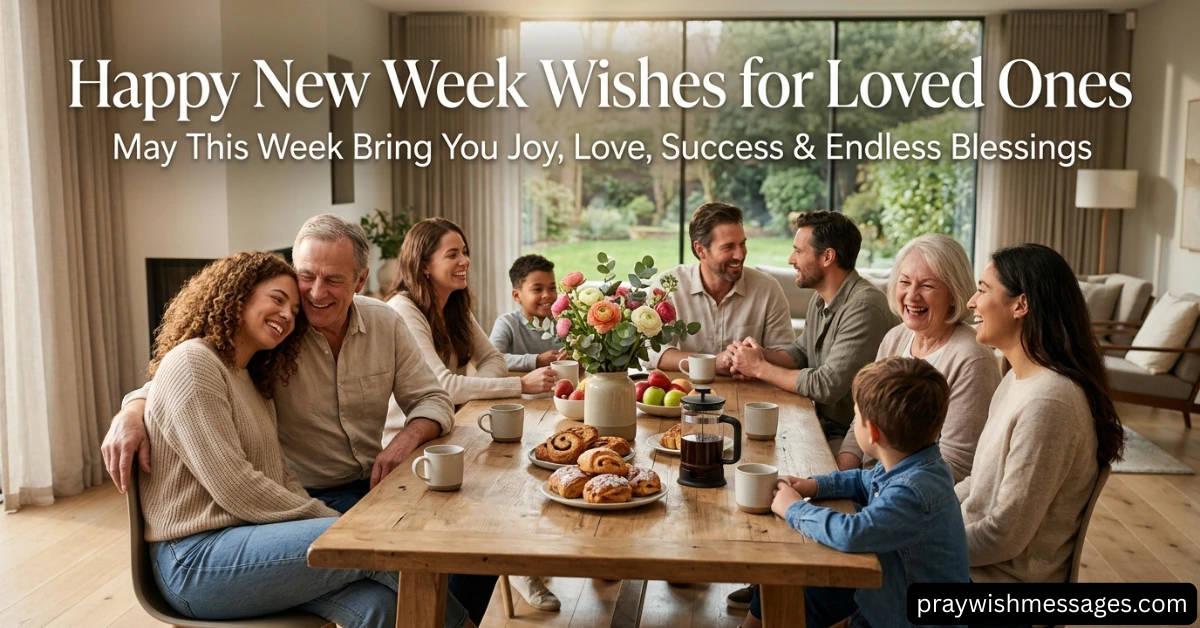 Happy New Week Wishes for Loved Ones