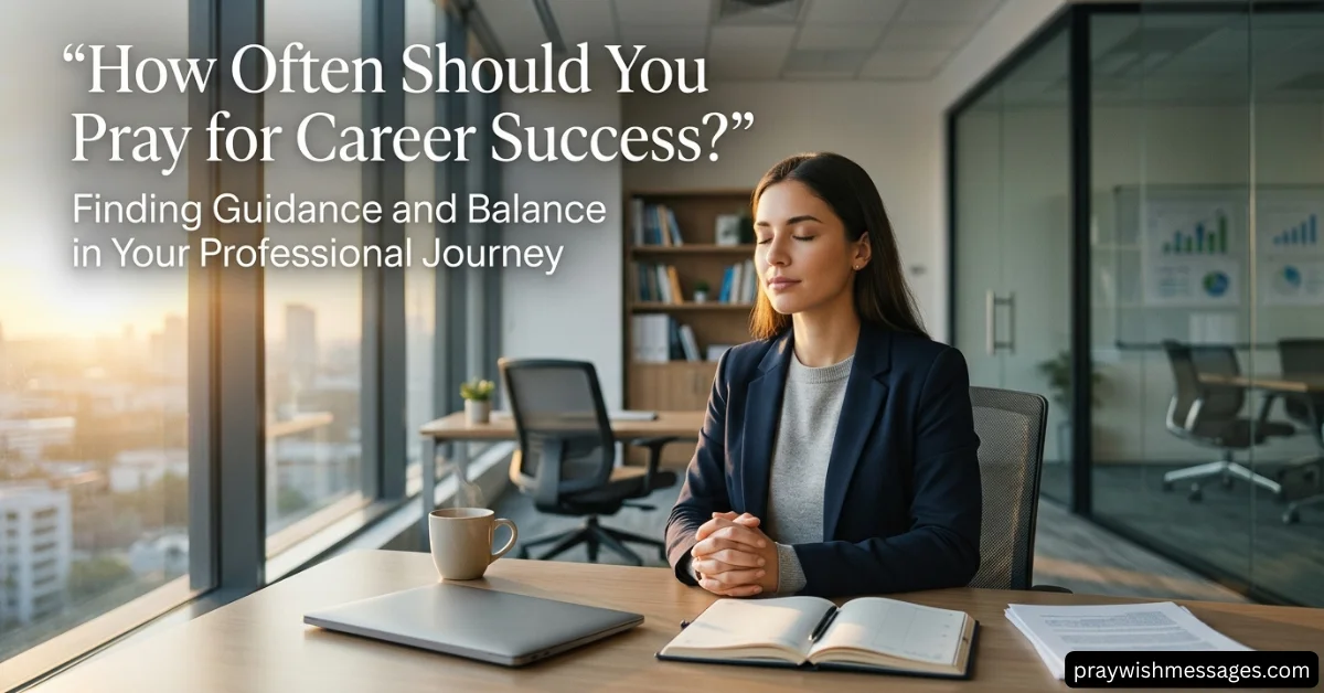 How Often Should You Pray for Career Success