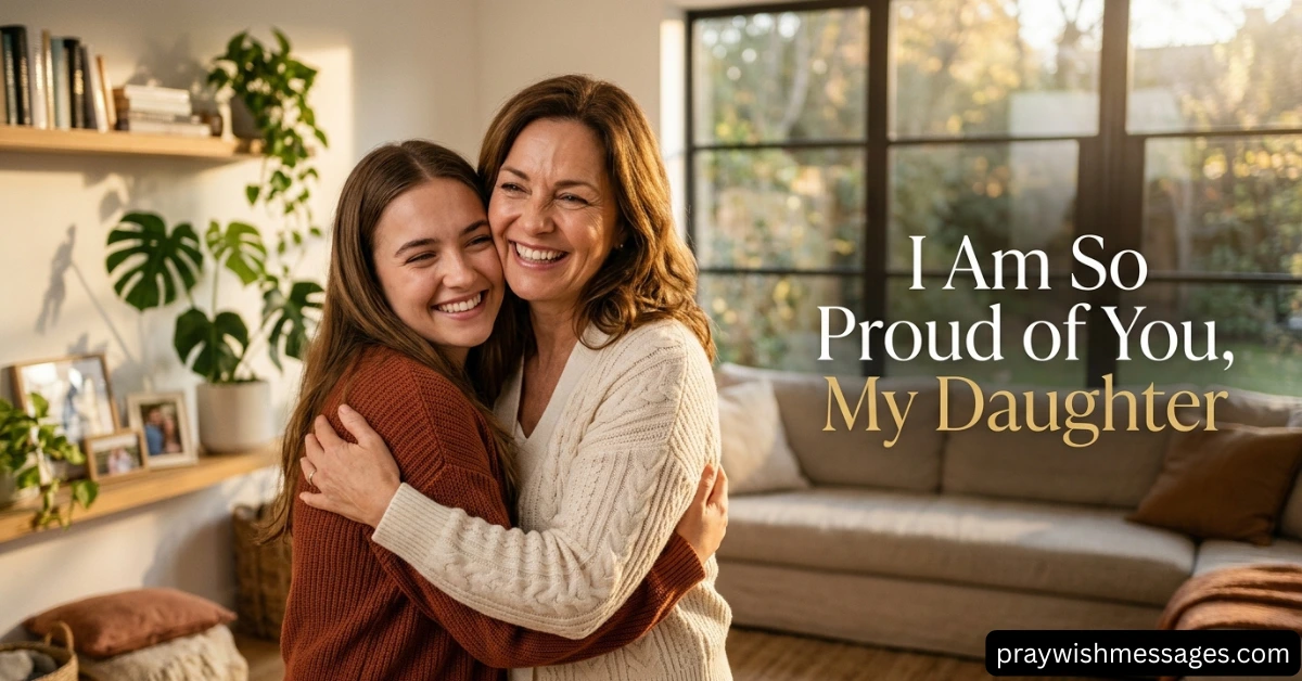 I Am So Proud of You Messages for Your Daughter