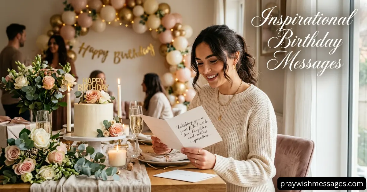 Inspirational Birthday Messages