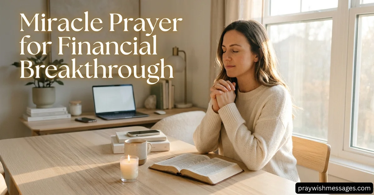 Miracle Prayer for Financial Breakthrough