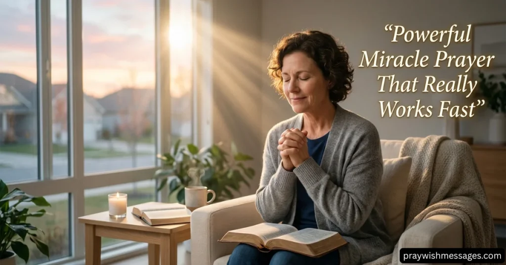 Powerful Miracle Prayer That Really Works Fast