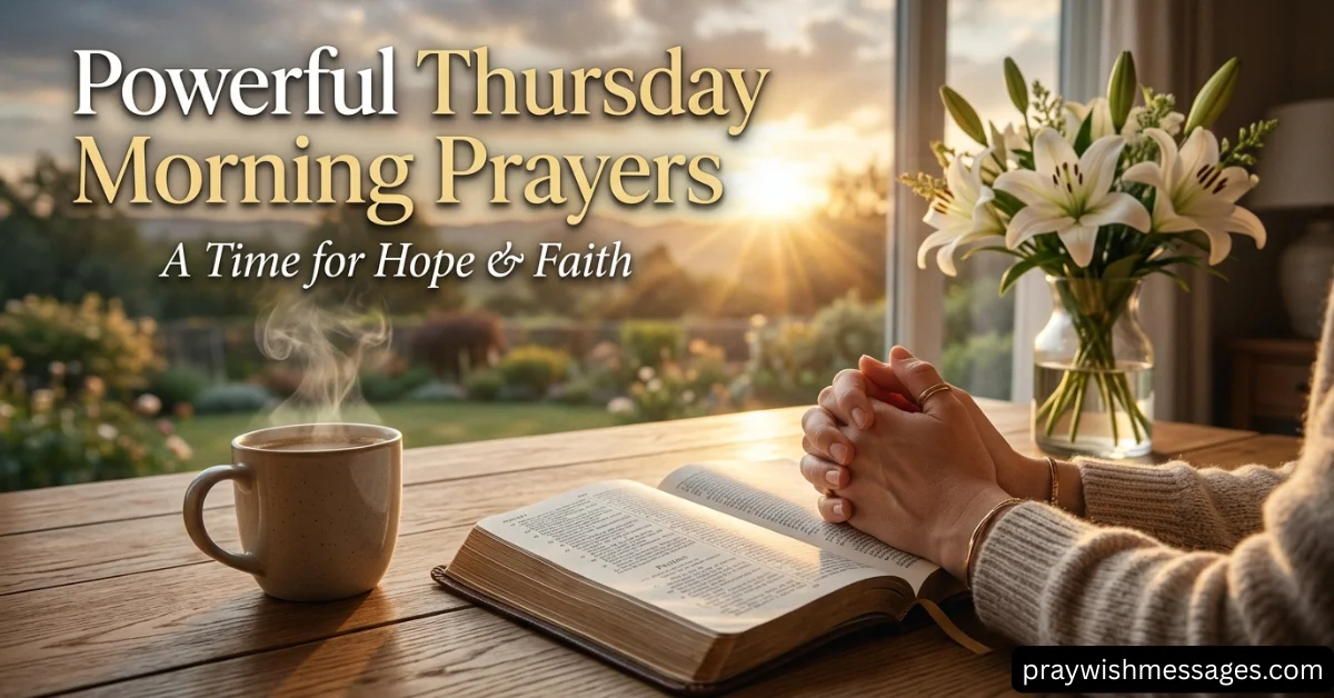 Powerful Thursday Morning Prayers