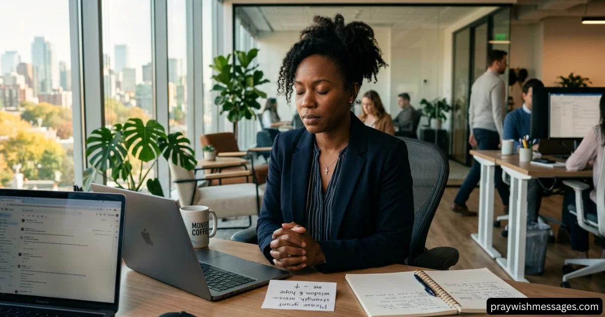 Prayer for Strength During Difficult Workdays