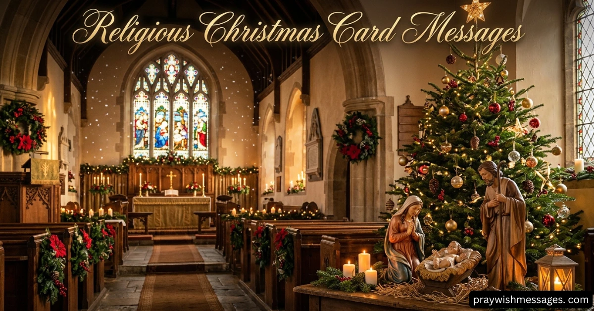 Religious Christmas Card Messages