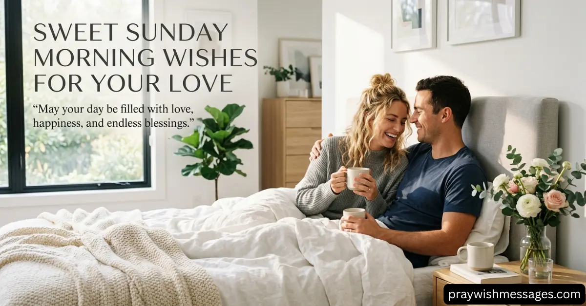 Sweet Sunday Morning Wishes for Your Love