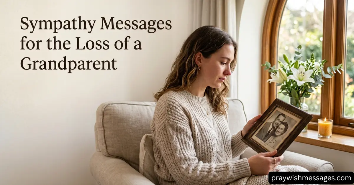 Sympathy Messages for the Loss of a Grandparent