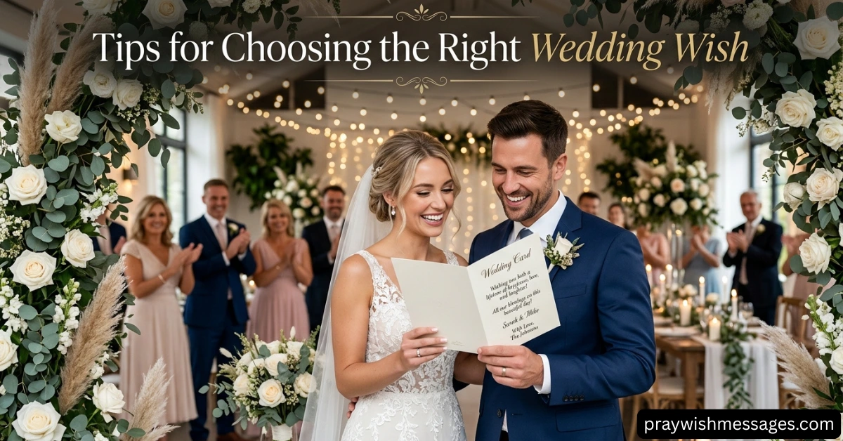 Tips for Choosing the Right Wedding Wish