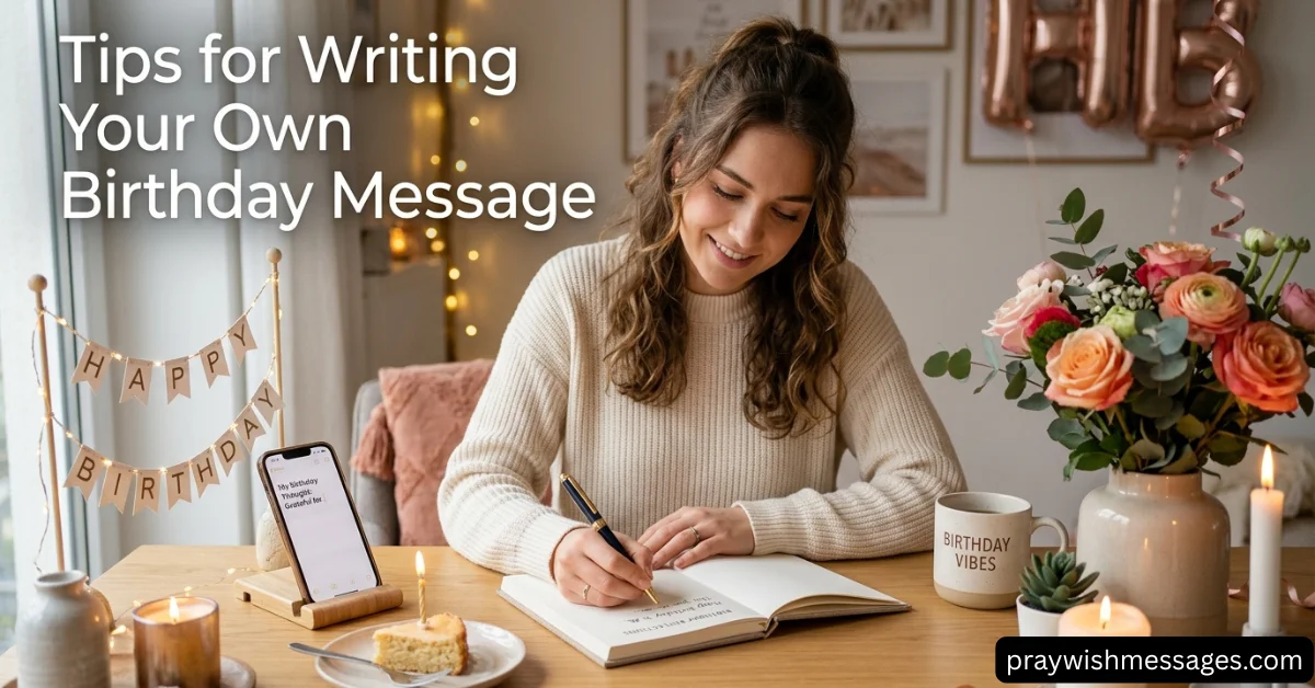 Tips for Writing Your Own Birthday Message
