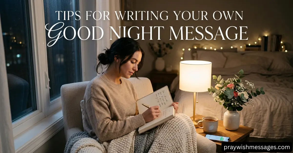 Tips for Writing Your Own Good Night Message