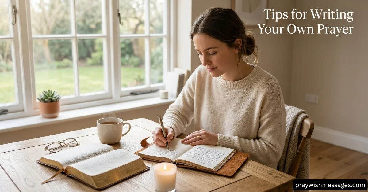 Tips for Writing Your Own Prayer