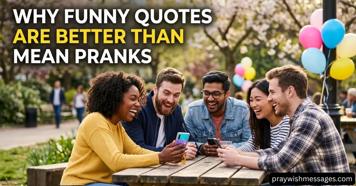 Why Funny Quotes Are Better Than Mean Pranks