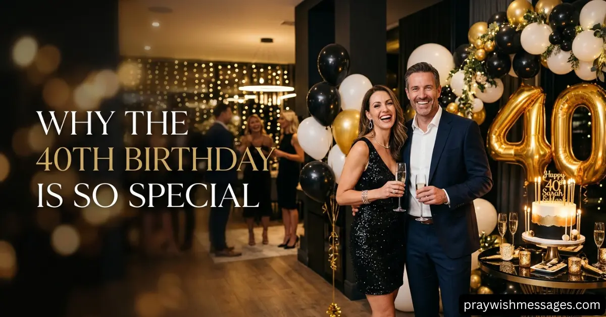 Why the 40th Birthday Is So Special