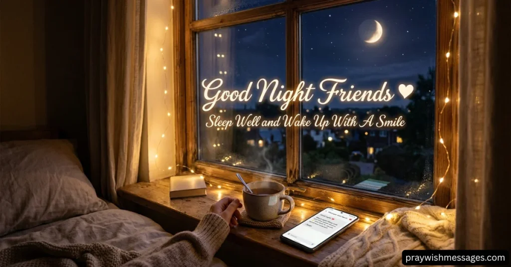 Best Good Night Message for Friends That Feel Special