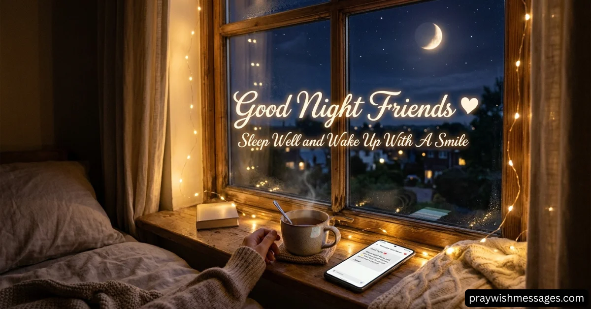 Best Good Night Message for Friends That Feel Special
