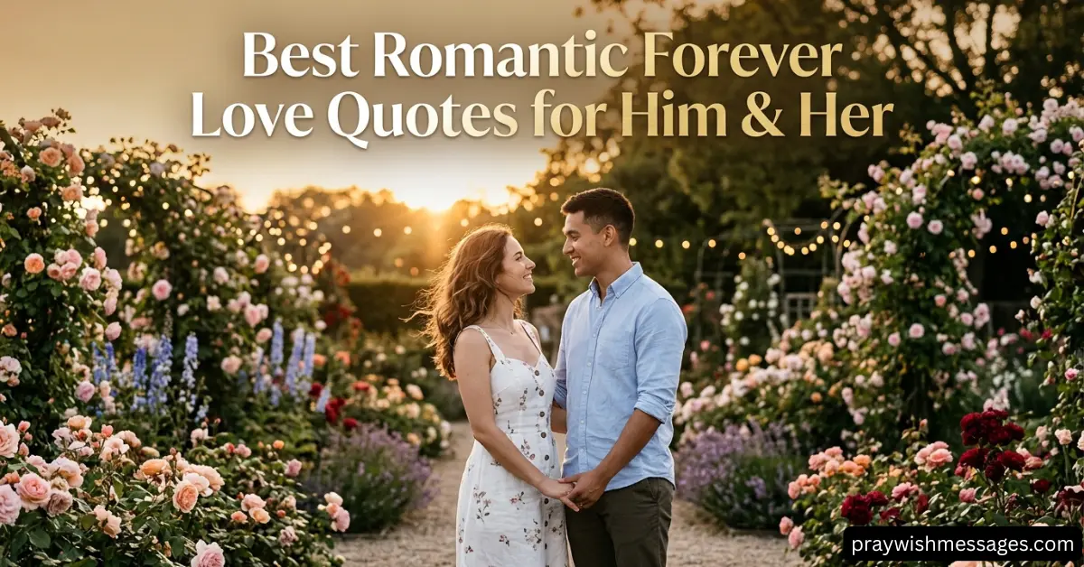 Best Romantic Forever Love Quotes for Him and Her